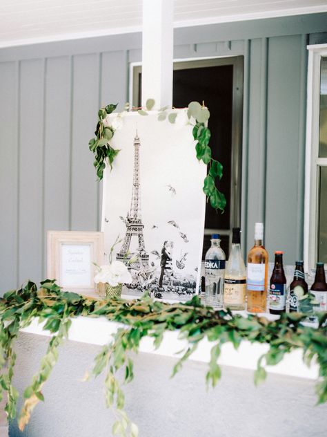 Parisian chic engagement party decor: http://www.stylemepretty.com/2017/05/03/parisian-chic-engagement-party/ Photography: Steve Steinhardt - http://www.stevesteinhardt.com/ Backyard Engagement Party Decorations, Backyard Engagement Party, Backyard Engagement, Backyard Engagement Parties, Event Planning Proposal, Event Planning Office, Parisian Party, Paris Birthday Parties, Party Decoration Ideas