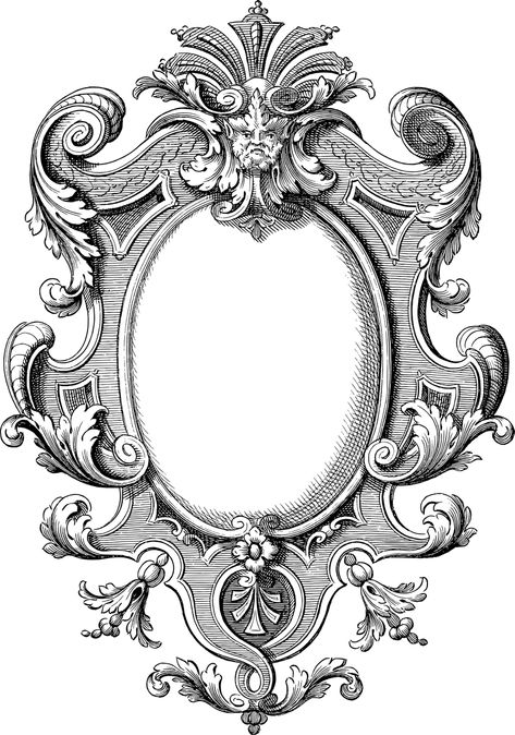 White Frame Png, Classic Sculpture, Baroque Frames, Vintage Pop Art, Dark Home Decor, Drawing Frames, Baroque Design, Baroque Art, Frame Png