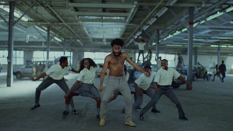 'This Is America': Childish Gambino & the Horror of Dance - The Atlantic Hollaback Girl, Donald Glover, Seventeen Magazine, Childish Gambino, Dance Moves, Dance Choreography, Things To Know, Thought Provoking, New Music