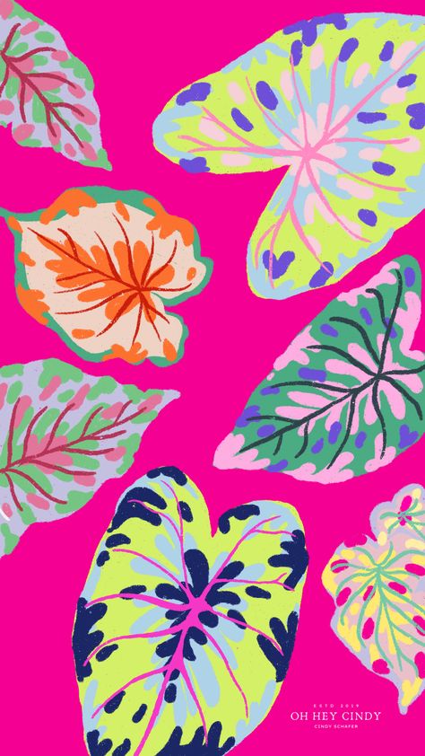 Tropical Prints Pattern, Animal Illustration Art, Posca Art, Pop Art Wallpaper, Print Ideas, Arte Floral, Colorful Drawings, Art Inspiration Drawing, Abstract Wallpaper