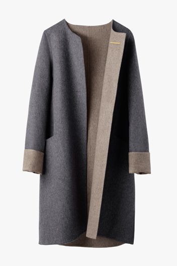 Mode Mantel, Gray Wool Coat, Reversible Coat, Grey Coat, Woolen Coat, Cashmere Coat, Soft Wool, Mode Inspiration, Outerwear Coats