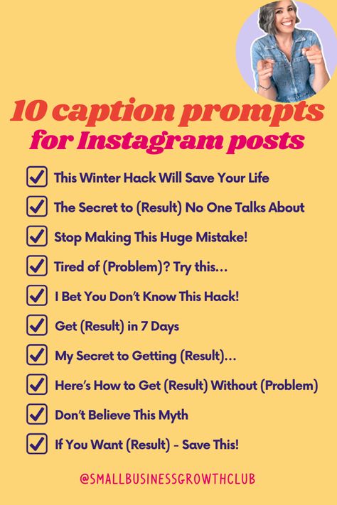 Don't know what to post today? Steal these 10 caption ideas to grow fast on Instagram and market your small business. Marketing your small business on Instagram doesn't have to be hard. If you liked these content ideas, then you'll love my Instagram Growth Club. It's a community of business owners just like you where I share easy tips to grow your small business using Instagram. Visit the link to learn more. Small Business On Instagram, Instagram Small Business, Small Business Growth, Caption Ideas, Winter Hacks, Business On Instagram, Zoom Call, Instagram Growth, Content Ideas