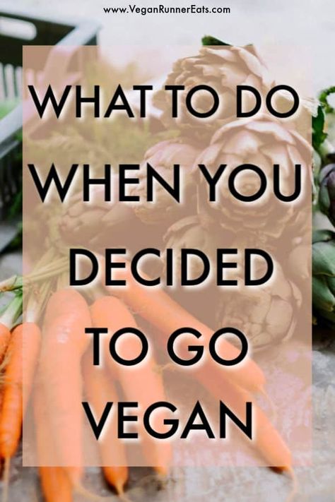 What to do when you decided to go vegan: your action plan to successful transitioning to veganism. Useful tips for finding supporting info, recipes, cookbooks, etc. | first steps when going vegan | going vegan tips | how to go vegan | #goingvegan #vegantips #govegan #vegan #vegancommunity #veganshare #veganrecipes Quick Vegetarian Recipes, Vegan Runner, Vegan Tips, Baked Ribs, Go Vegan, Vegan Living, How To Go, Useful Tips, Action Plan