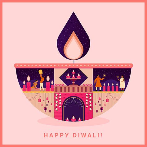 Happy Diwali (Pinterest India) on Behance Happy Diwali Poster, Happy Diwali Wallpapers, Diwali Drawing, Diwali Greeting, Diwali Wallpaper, Diwali Design, Diwali Poster, Diwali Pictures, Happy Diwali Images