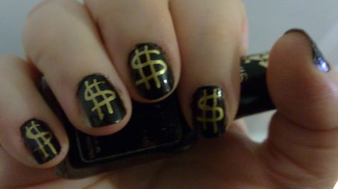 Dollar Sign Nails, Nails Designs Ideas, Dollar Sign, Nails Designs, Designs Ideas, Nail Designs, Nail Art, Signs, Nails