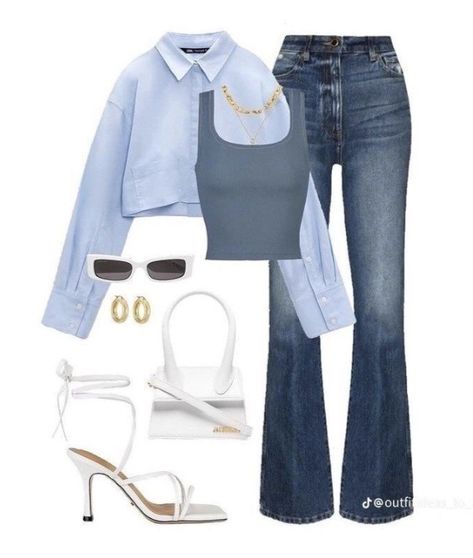 Polyvore Outfits Casual, Cute Polyvore Outfits, Suit Jackets For Women, Outfit Layout, Stylish Work Outfits, Causual Outfits, Elegantes Outfit, Baggy Pants, Fancy Outfits