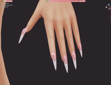 Coco Games, Cc Nails, Sims 4 Nails, French Almond, Sims 4 Tattoos, Sims 4 Piercings, Sims 4 Cc Eyes, Sims 4 Traits, Sims 4 Cas Mods