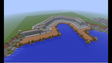 Minecraft Medieval Port, Minecraft Harbor, Minecraft Port, Minecraft Medieval Buildings, Medieval Port, Minecraft Building Blueprints, Minecraft City Buildings, Port Town, Minecraft Farm