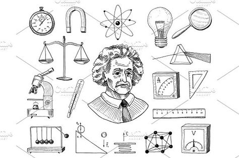 Atom and voltmeter with perpetual motion, circuit and graph. engraved hand drawn in old sketch and vintage symbols. calculations physics Back to School Elements of Science and laboratory experiments.. Illustrations Physics Aesthetic Drawings, Physic Drawings, Physics Related Drawings, Physics Illustration Art, Physics Drawing Ideas, Physics Art Draw, Science Drawings Sketches, Physics Aesthetic Art, Science Sketches