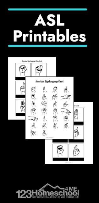 Asl Preschool Free Printable, Abc Sign Language Free Printable, Sign Language Activities For Kids, Asl Worksheets Printables, Learn Asl Free, Summer Math Kindergarten, Asl Alphabet Printable, Asl Worksheets, Flashcards Free Printable