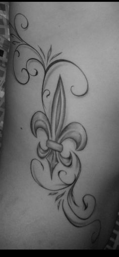 Fleur de lis tattoo!!!! LOVE!!!!! Louisiana Tattoos For Women, Louisiana Tattoos, Fluer De Lis Tattoo, Lis Tattoo, Wicked Tattoos, Vine Tattoos, Lily Tattoo, Horse Tattoo, Ink Master