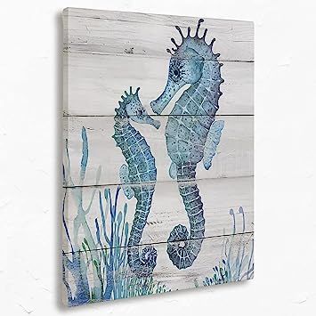 Amazon.com: Tizzer Beach Ocean Seahorse Canvas Wall Art Prints, Summer Seahorse Vintage Paintings Prints,11x14 inches Artwork for Sea Life Theme Decor Bathroom Bedroom Living Room House Home Decorations: Posters & Prints Ocean Bathroom Decor, Seahorse Decor, Ocean Nursery Decor, Watercolor Ocean, Seahorses, Frames For Canvas Paintings, Home Decorations, Animal Wall Art, Paintings & Prints