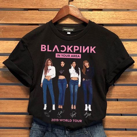 Black Pink T Shirt, Pink T Shirt, Pink Tshirt, Pink Logo, Pink Shirt, Vintage Tshirts, Black Pink, ? Logo, Sweatshirts