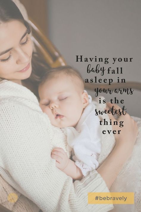 Kindred Bravely shares positive and inspirational motherhood quotes:  "Having your baby fall asleep in your arms is the sweetest thing ever".   parenting quotes, child quotes, positive quotes, encouraging quotes, love quotes, breastfeeding, breast milk, nursing, pregnancy, maternity, maternity bra, breastfeeding bra, nursing bra, motivational, positive, words to live by #quotes #InspirationalQuotes #encourage #mom Single Mothers Quotes, Baby Quotes Pregnancy, Single Mother Quotes, Mothers Quotes, Newborn Baby Quotes, Quotes Single, Kindred Bravely, Baby Captions, Newborn Quotes