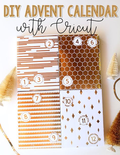 Check out this DIY Advent Calendar with Cricut! Cricut Advent Calendar, Advent Calendar Cricut, Cricut Calendar, Calendar Cricut, Sweet Red Poppy, Diy Bts, Homemade Journal, Homemade Advent Calendars, Dollar Tree Gifts