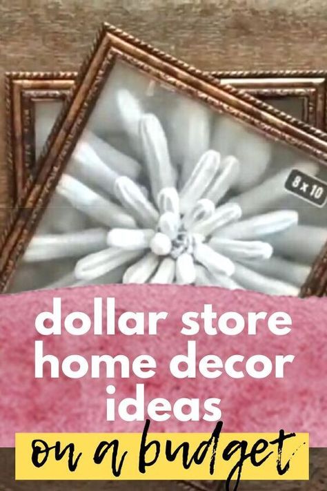 10 Dollar Store, Cheap Wall Decor, Dollar Store Hacks, Classy Decor, Tree Wall Decor, Diy House Projects, Funky Junk, Cheap Decor, Diy Home Decor Projects