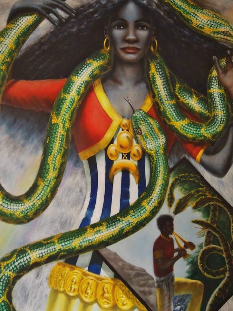 Mami Wata Art, African Dieties, Voodoo Aesthetic, African Orishas, Gym Motivation Pictures, La Madama, Saint Martha, Mami Wata, Voodoo Priestess