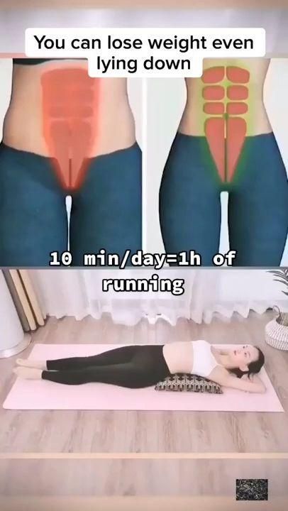 Workouts For Flat Stomach Laying Down, Laying Down Belly Workout, Exercises Laying Down, Easy Ab Workout In Bed, Membakar Lemak Perut, Belly Pooch Workout, Motivație Fitness, Latihan Dada, Bolesti Chrbta