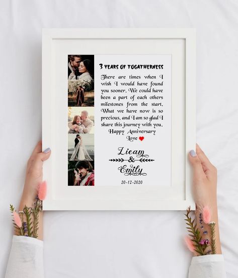 Anniversary Messages For Him, Happy Birthday Hubby Quotes, Birthday Hubby, 3rd Year Anniversary, Hubby Quotes, Photo Collage Ideas, Anniversary Photo Collage, Best Friend Captions, Wedding Photo Collage