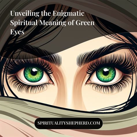 Struggling to unearth the deep spiritual meanings behind green eyes? Find enlightenment on the diverse symbolism of green eyes in spirituality and how it ties to personal energy on our website. You'll definitely want to save this pin for further contemplation and all your future spiritual quests. Eyes Spiritual, Windows To The Soul, Color Symbolism, Personal Energy, Spiritual Experience, Spiritual Meaning, Personal Journey, Spiritual Connection, Subconscious Mind