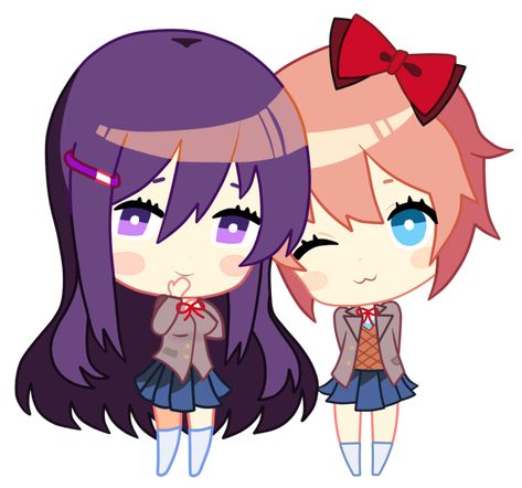 Oki Doki, Doki Doki Literature Club, Doki Doki, Chibi Drawings, Literature Club, Indie Games, Visual Novel, Horror Game, My Last