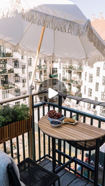 Balcony Living Copenhagen on Instagram: "The undercover agent CIA is ready for a new mission 🥷⁠ ⁠ Cia is a multinational table that can be folded up and down, depending on how many of you have to sit around it 👨‍👩‍👧‍👦⁠ ⁠ Perfect for the small balcony that would like an extra space from time to time👌⁠ ⁠ #foldingtable #outdoorfurniture #balcony #balconydesign #interior #home" Copenhagen Balcony, Undercover Agent, Balcony Design, Interior Home, Small Balcony, Folded Up, Folding Table, Copenhagen, How Many