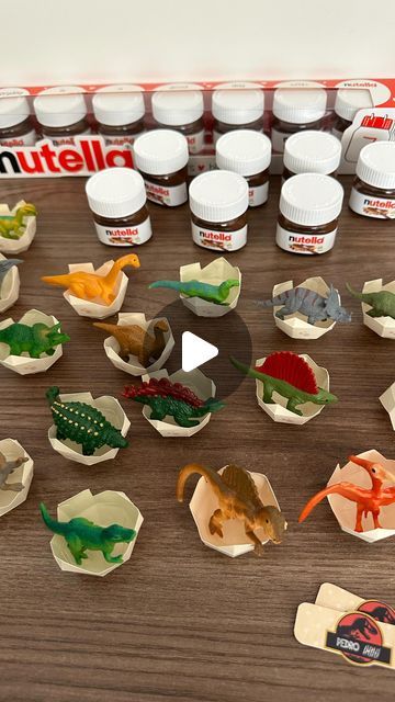 Jurassic World, Jurassic Park, Nutella, Gift Baskets, Party Favors, Baskets, Party Favours