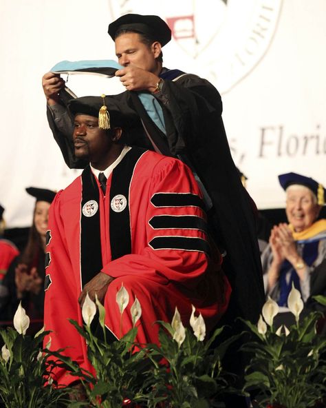 Dr. Shaquille O'Neal - Barry University Phd In Education, Barry University, Doctoral Degree, Nba Mvp, University Graduation, Doctorate Degree, Masters In Business Administration, Like Mike, Doctorate