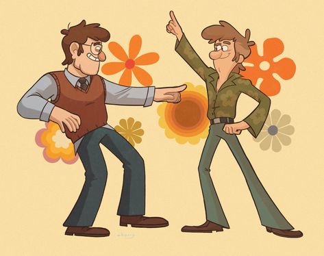 Gravity Falls Fan Art, Desenhos Gravity Falls, Gravity Falls Comics, Cartoon Fan, Bee Gees, Happy Together, Live Happy, Gravity Falls, I Fall