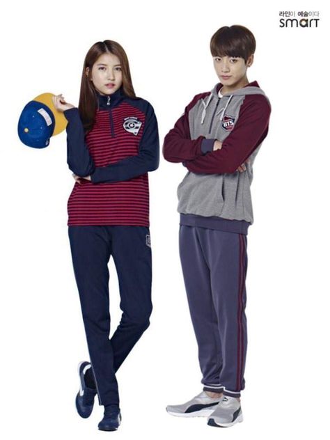 Korean Smart Uniform, Burgundy, Grey, (BTS), (GFriend) Outfit Pose, Gfriend Sowon, Womens Fashion Casual Spring, Sport Quotes, Bts Jungkook And V, G Friend, Womens Fashion Edgy, Sport Wear, Womens Fashion Casual