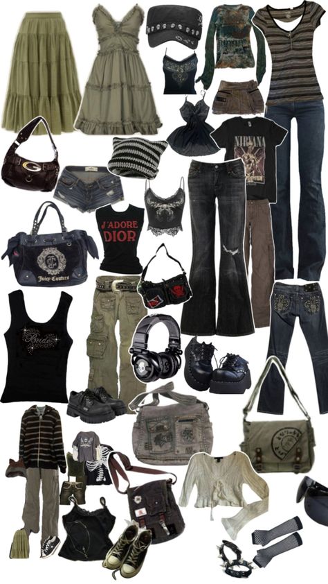 Baggy Gothic Outfits, Pierce The Veil Outfit Ideas, Grunge Female Outfit, Beatrix Outfits, 90s Grunge Fashion Punk, Grunge Punk Outfits, La Outfits, Punk Grunge, Prom Dress Inspiration