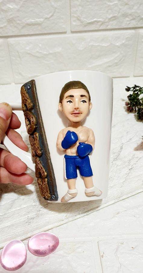 Fitness For Men, Polymer Clay Mug, Clay Mug, Clay Mugs, Mugs For Men, Mens Fitness, Polymer Clay, Mug, For Men