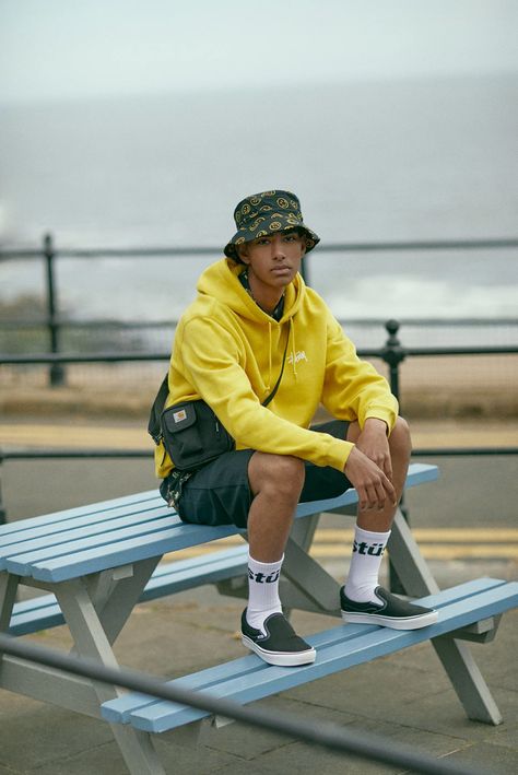 END. Features | Required Item: Bucket Hats Bucket Hat Outfit Ideas Men, Bucket Hats Mens Outfit, Bucket Hat Style Outfits, Mens Bucket Hat Outfit, Bucket Hat Outfit Mens Summer, Bucket Hat Aesthetic Boy, Bjd Photoshoot, Bucket Hat Outfit Mens Streetwear, Bucket Hat Outfit Mens