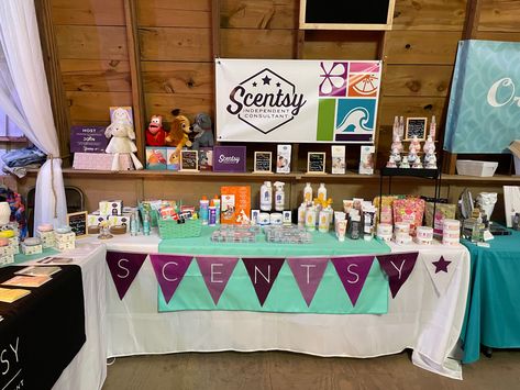 Scentsy Vendor Booth, Scentsy Craft Show Displays, Scentsy Pop Up Shop, Scentsy Booth Display Ideas, Scentsy Vendor Display Ideas, Scentsy Event Display Vendor Booth, Scentsy Table Display, Organize Scentsy Bars, Scentsy Bar Bundles