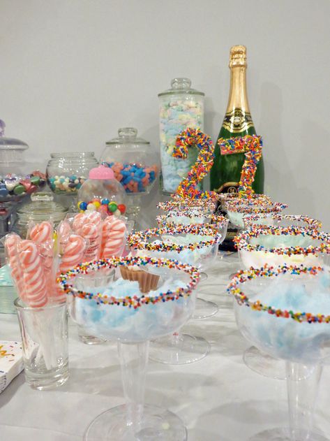 My Sugar Sweet 27th Birthday Party — Well Kept Chaos 27 Birthday Ideas For Him, 27th Birthday Ideas, 27th Birthday Decorations, 27th Birthday Party, 23rd Birthday Decorations, 25th Birthday Ideas For Her, 27 Birthday Ideas, Champagne Birthday, 25th Birthday Parties