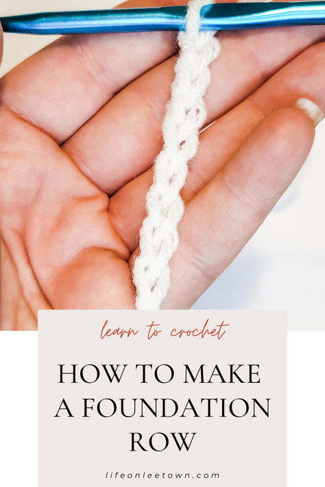 How to make a foundation row in crochet Learn the fundamental beginging to start your crochet projects. #crochet #foundation #yarn #craft #hobby # sewing #projects #diy #crochethooks Crochet Foundation Row, Yarn Craft, Your Crochet, I Can't Wait, Projects Diy, Learn To Crochet, Crochet Hooks, Crochet Projects, The Row