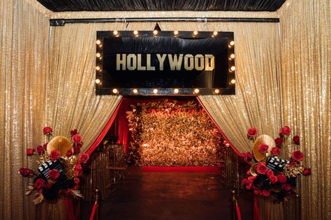 Old Hollywood Prom Theme, Hollywood Prom Theme, Employee Appreciation Party, Old Hollywood Prom, Hollywood Gala, Hollywood Prom, Prom Decorations, Prom Decor, Prom Theme