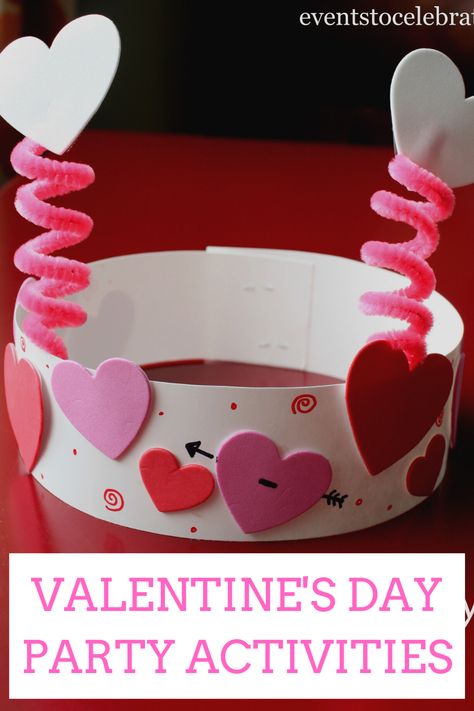 Valentine's day Party activity ideas Preschool Valentines Day Party Ideas, Diy Valentine Mailbox Ideas, Valentine Preschool Party, Valentines Toddler Activities, Valentines Day Worksheets, Vday Crafts, Preschool Valentines Activities, Classroom Valentines Party, Kids Valentine Party