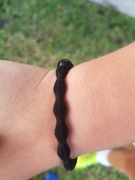 Today we are going to be reviewing this hair tie. It is a black contorted rubber band that goes in your hair. It's very durable and stretchy. The shape makes eeevverything interesting. This came off the wrist of your fellow VSCO girl and is on sale for ţëń ţhőü§åñđ dollars! If you are interested in buying please text our info box. Black Hair Tie On Wrist, Vsco Girl, Rubber Band, Rubber Bands, Hair Tie, Number 1, Hair Ties, Mens Bracelet, Black Hair