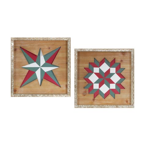 Summer Party Decorations, Quilt Square Patterns, Quilts Decor, Quilt Square, Holiday Wall Decor, Red Quilts, Christmas Central, Traditional Quilts, Barn Quilt