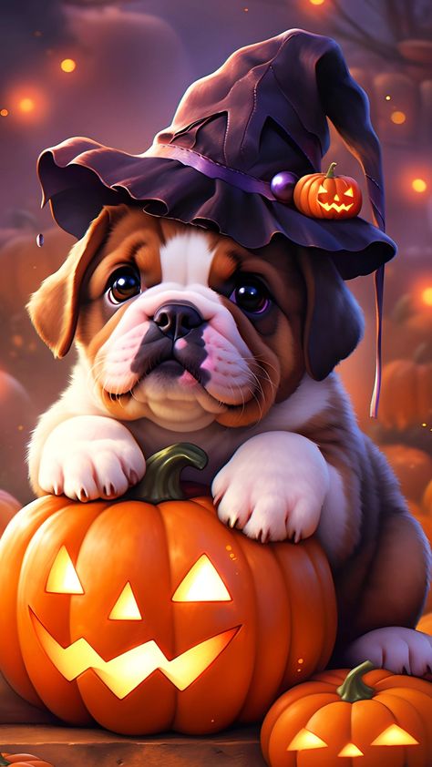 Bulldog Wallpaper, Facts About Halloween, Bulldog Clipart, Charlie Brown Halloween, Wild Animals Photography, Holiday Cartoon, Arte Monster High, Halloween Facts, Halloween Wallpaper Cute