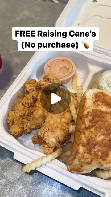 Amin Shaykho on Instagram: "Free Raising Cane’s box combo meal 🍗 #raisingcanes #fastfood #shopping" Raising Canes, Places To Eat, On Instagram, Instagram