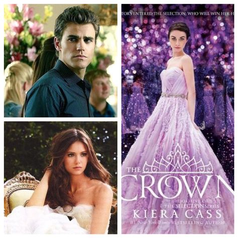 Eikko & Eadlyn - The Crown by Kierra Cass book five of The Selection series The Crown Kiera Cass Fan Art, Eadlyn And Erik, Dystopia Books, Kiera Cass Books, Maxon And America, Dystopian Romance, The Selection Book, Maxon Schreave, The Selection Series