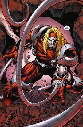 Omega Red is a fictional supervillain appearing in American comic books published by Marvel Comics, most commonly in association with the X-Men. In 2009, Omega Red was ranked as IGN's 95th Greatest Comic Book Villain of All Time. Omega Red first appeared in X-Men #4 (vol. 2, January 1992), and was created by Jim Lee and John Byrne. Omega Red Marvel, Gambit Wallpaper, Wolverine Artwork, Omega Red, Comic Book Villains, Comic Villains, Marvel Villains, Marvel Vs Dc, Marvel Comic Universe