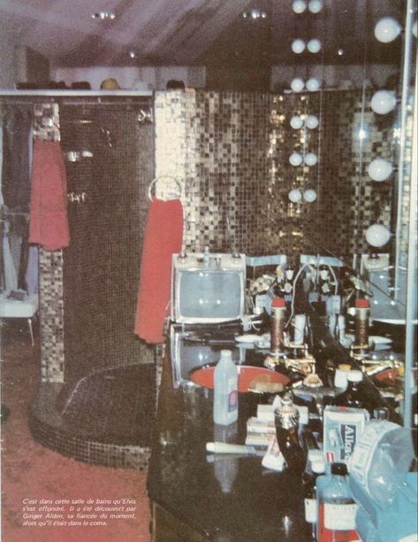 Graceland House, Elvis Aesthetic, Fame Shifting, Elvis 70s, Rare Elvis Photos, Graceland Mansion, Elvis Presley House, Elvis Presley Priscilla, Beautiful Mansion