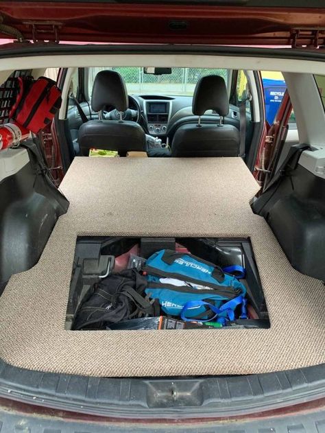 Subaru Outback Offroad, Camping Gear Organization, Gear Organization, Must Have Camping Gear, Camping Gear Gadgets, Camping Gear Diy, Suv Camper, Truck Bed Camping, Suv Camping