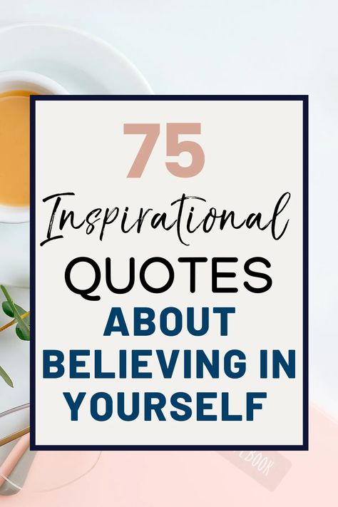 Going through life can be difficult, and when it becomes overwhelming it's important to find words that will empower us and remind us of our inner strength. Whether you need something to fuel your courage or revive your ambition, inspirational quotes about believing in yourself can make a positive difference in your day. Here are 75 inspirational quotes about believing in yourself that will help reignite your inner strength and push through endless possibilities. Influence Quotes Inspiration, Inner Strength Quotes Motivation, Believe In Yourself Quotes Strength, Be Yourself Quotes Unique, Quotes About Believing In Yourself, Quotes About Believing, Influence Quotes, Inner Strength Quotes, Finding Yourself Quotes