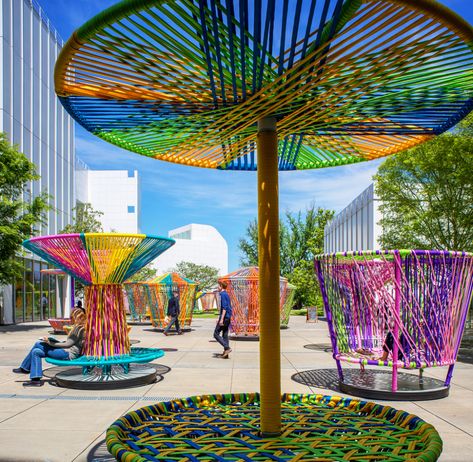 Urban Spaces Design, Cool Playgrounds, High Museum Of Art, Landscape And Urbanism Architecture, Real Estate Education, High Museum, Colonial Design, Landscape And Urbanism, Outdoor Playground