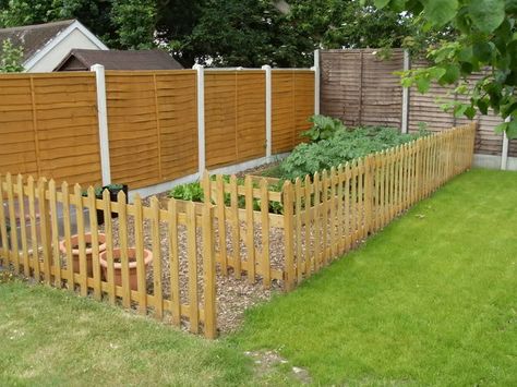 effective and cute idea to dog-free the vegie patch! Dog Proof Vegetable Garden, Front Garden Vegetable Patch Uk, Garden Dog Fence, Garden Patch Ideas, Dog Proof Flower Bed Ideas, Veg Patch Ideas, Vegetable Patch Ideas, Tapestry Garden, Garden Enclosure Ideas