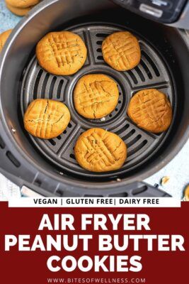 Air Fryer Peanut Butter Cookies, Cookies Bites, Air Fryer Recipes Gluten Free, Egg-free Recipes, Air Fryer Recipes Dessert, Healthy Peanut Butter Cookies, Air Fryer Recipes Snacks, Gluten Free Peanut Butter Cookies, Vegan Peanut Butter Cookies